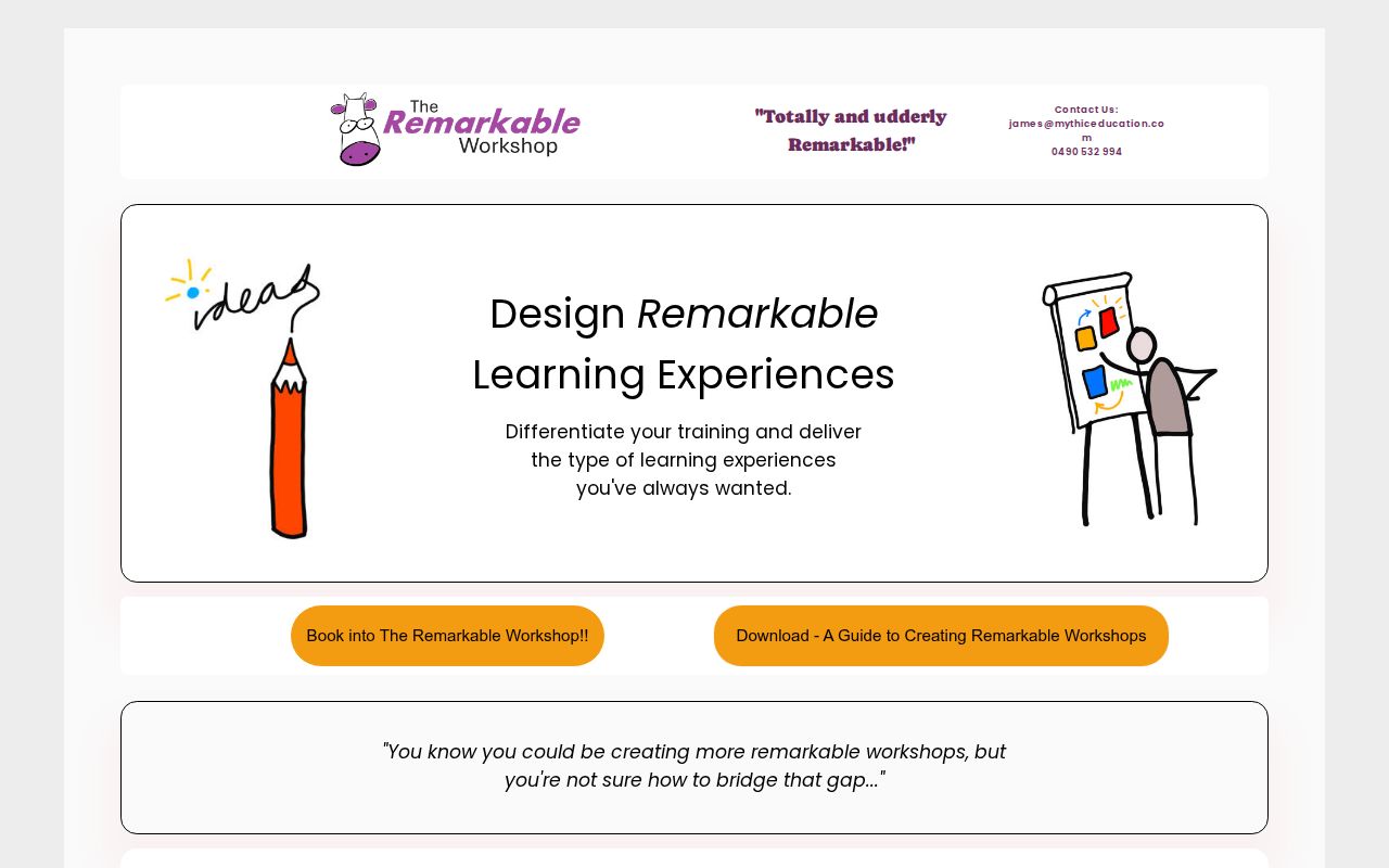 The Remarkable Workshop